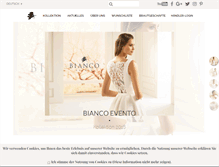 Tablet Screenshot of bianco-evento.de